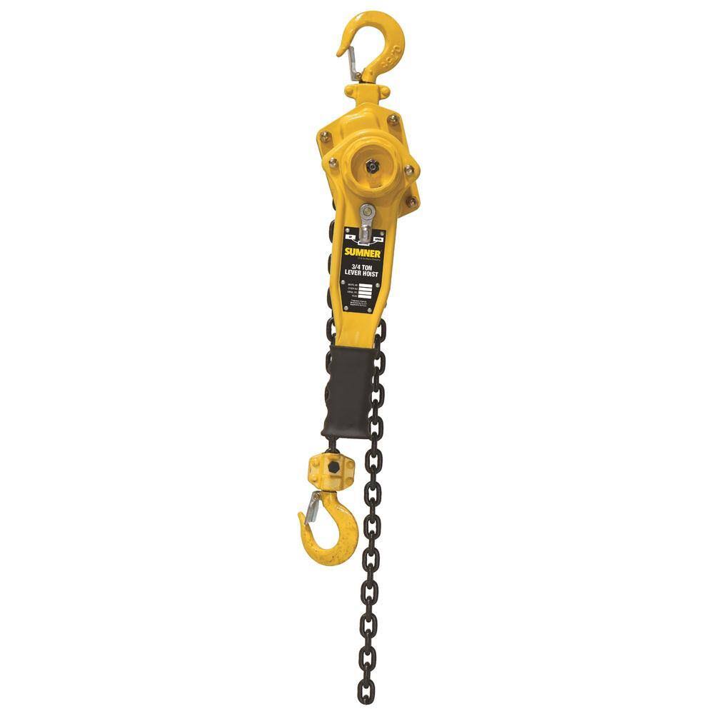 SUMNER 787545 3/4-Ton Capacity Lever Hoist 20 ft.
