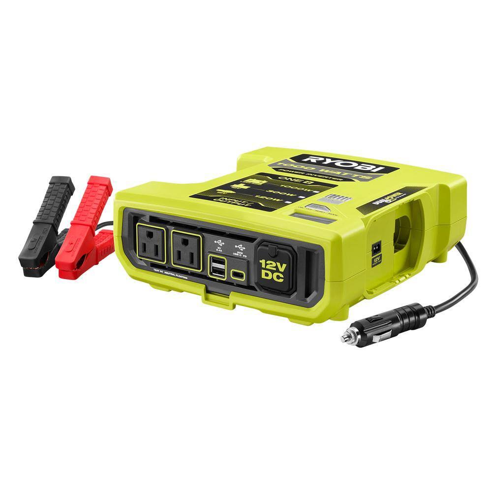 RYi1030A ONE+ 18V 1000-Watt Max 12-Volt Automotive Power Inverter