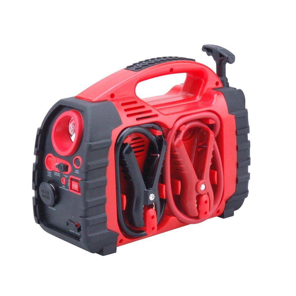 Unbranded 91000 12-Volt/USB Power 7-in-1 Portable Power Station, Jump Starter, Air Compressor, Manual Generator, Battery Charger