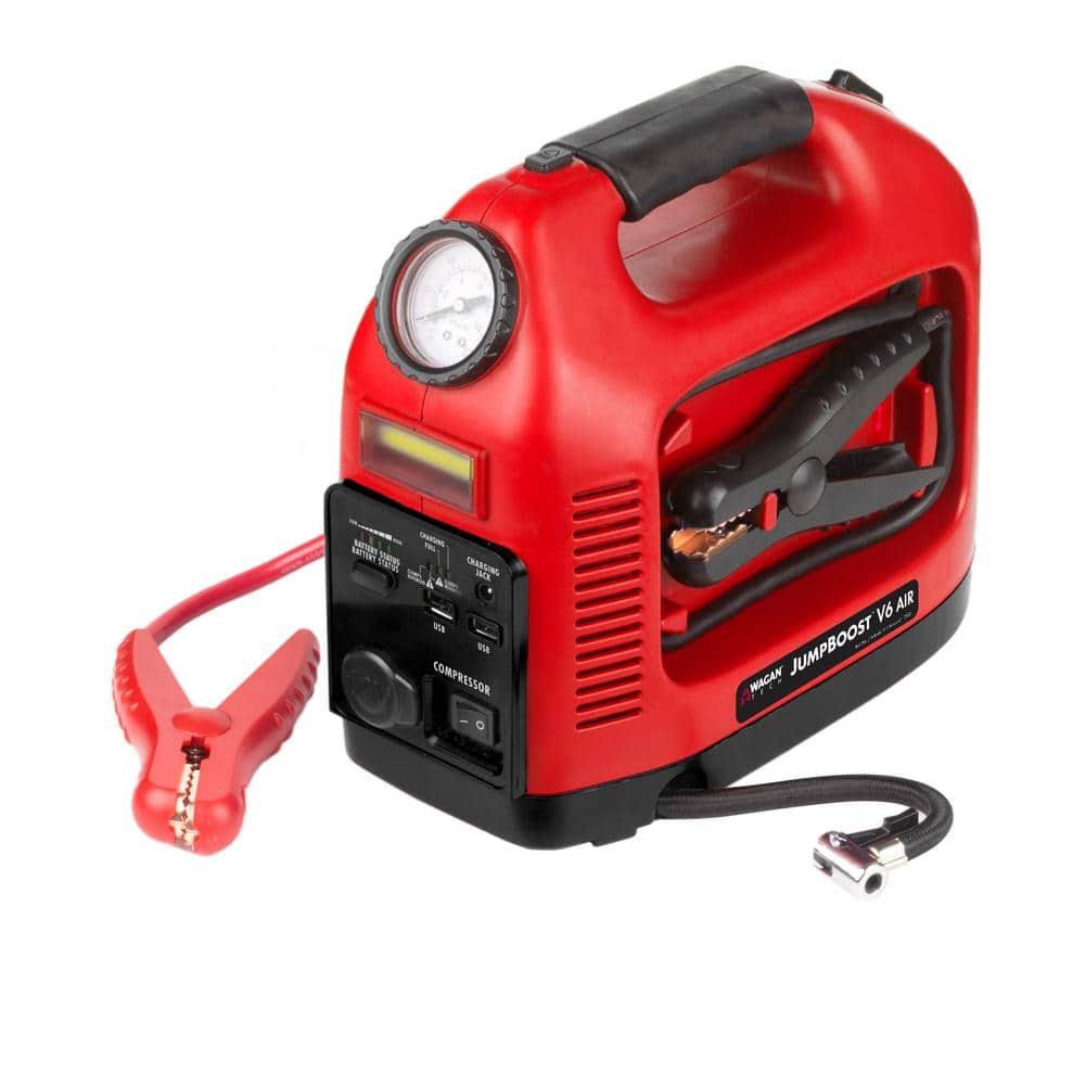 Tech 7550 JumpBoost V6 Air 600 Peak Amp Jump Starter with 150 PSI Air Compressor