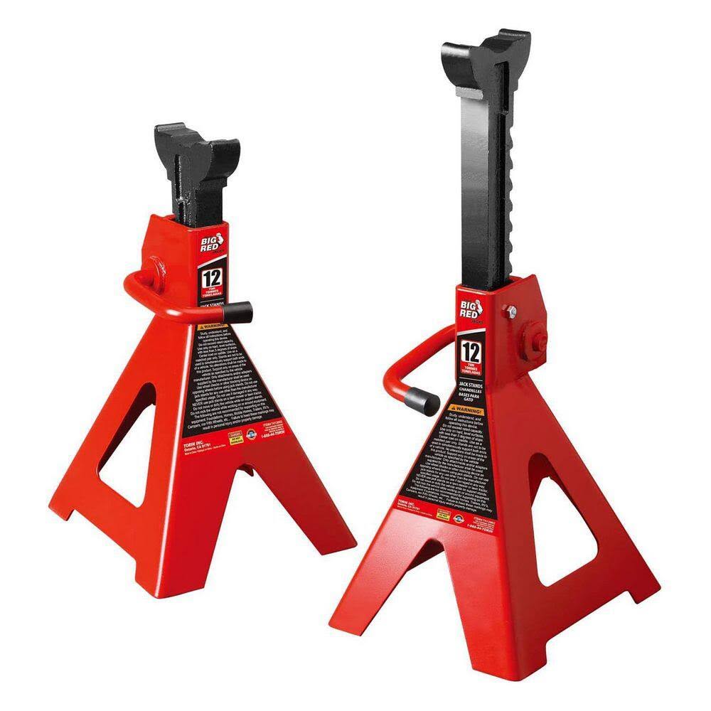 T412002 12-Ton Jack Stands (2 Pack)