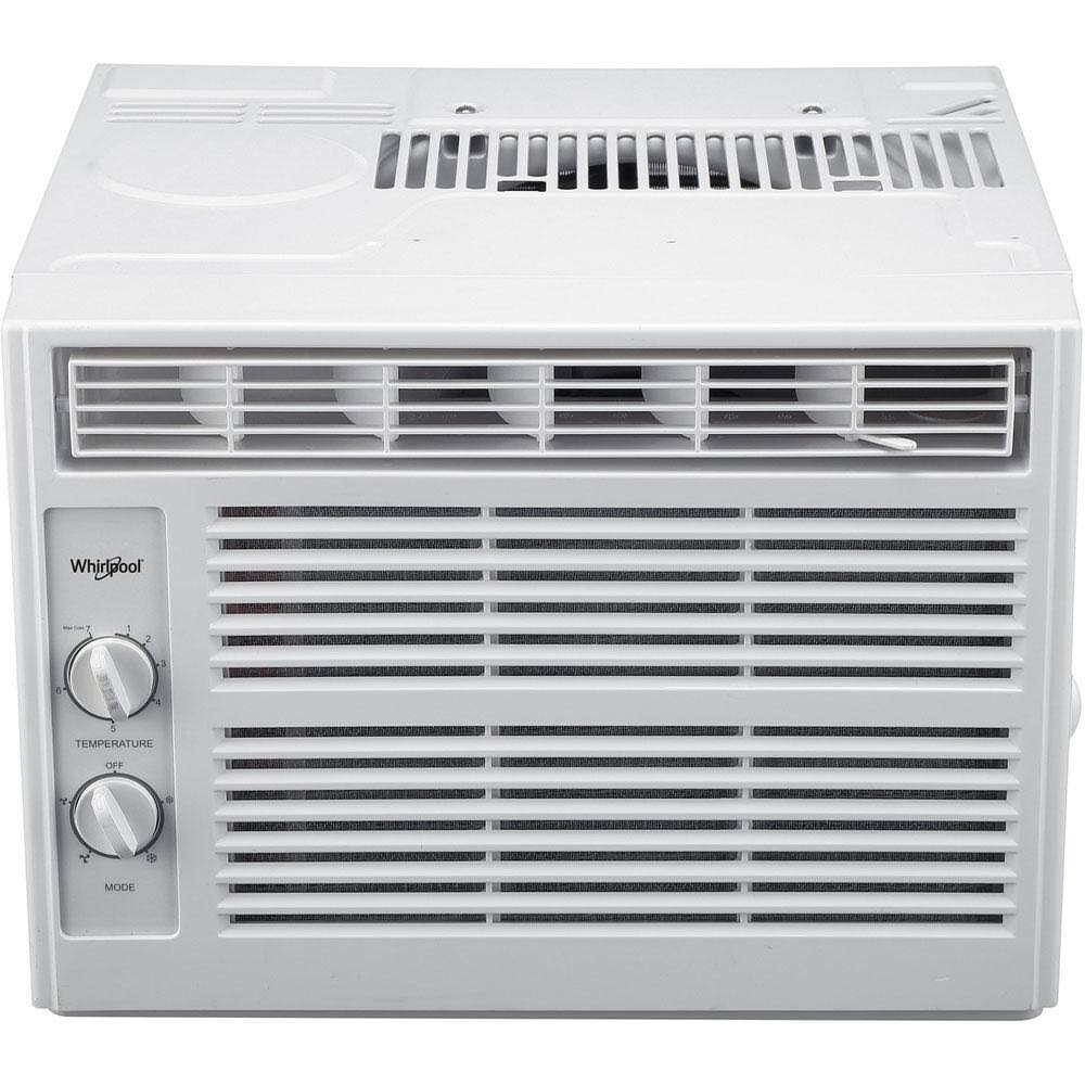 WHAW050BW Energy Star 5,000 BTU 115-Volt Window-Mounted Air Conditioner w/ Mechanical Controls, Dehumidifier,150 sq.ft.