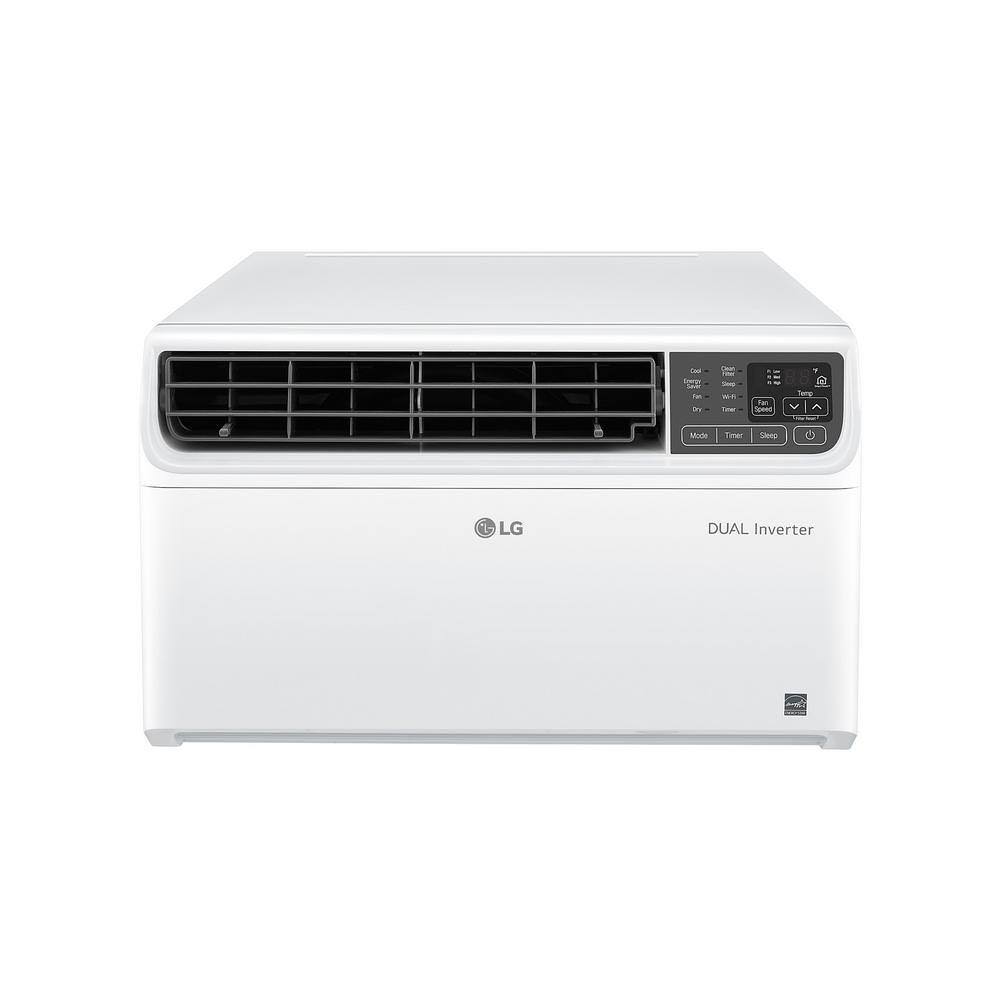 Electronics LW8022IVSM 8,000 BTU Dual Inverter Smart Window Air Conditioner Cools 350 Sq. Ft. with Remote, Wi-Fi Enabled