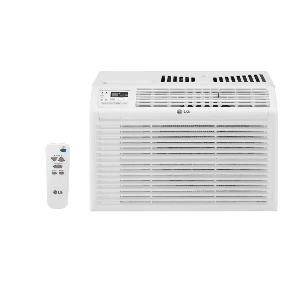 Electronics LW6017R 6,000 BTU 115-Volt Window Air Conditioner LW6017R Cools 250 Sq. Ft. with Remote