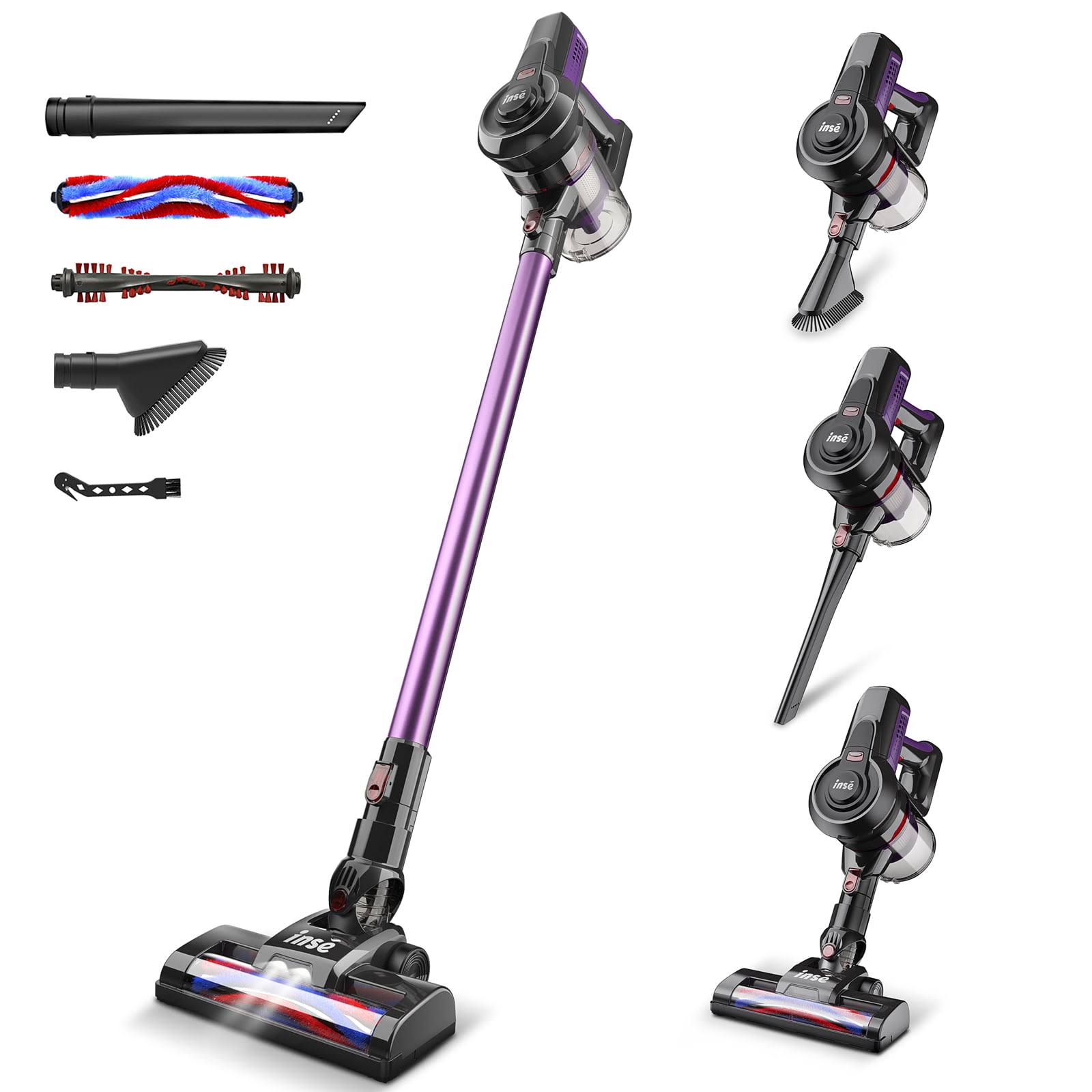 N6P Cordless Vacuum, 20KPa Powerful Vacuum Cleaner with 160W Motor, 4-in-1 Stick Vacuum, Rechargeable Handheld Vacuum Cleaner for Home Hard Floor Carpet Pet Hair   Purple