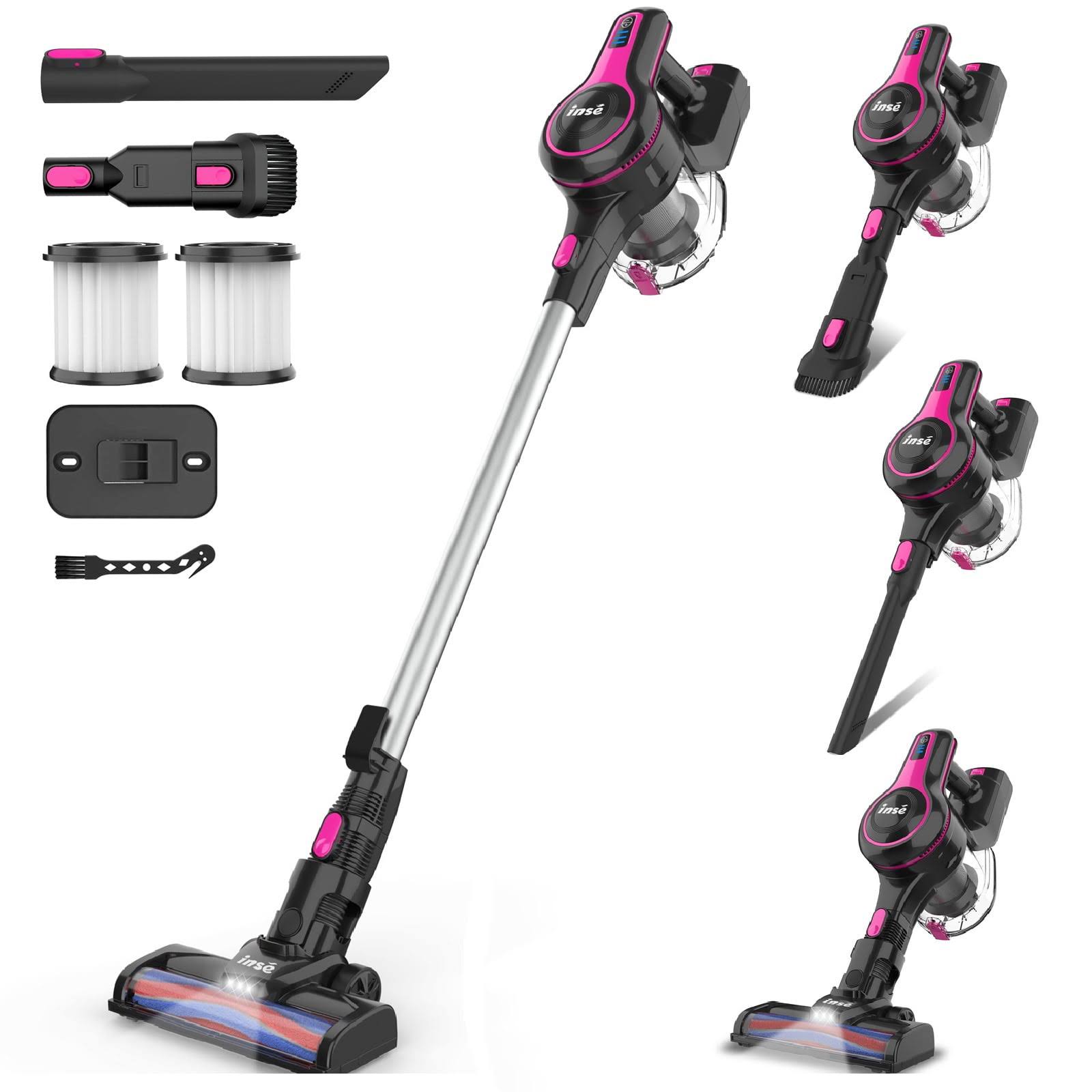 Cordless Vacuum Cleaner, 6 in 1 Powerful Suction Lightweight Stick Vacuum with 2200mAh Rechargeable Battery, Up to 45min Runtime, for Carpet Hardwood Floor Car Pet Hair