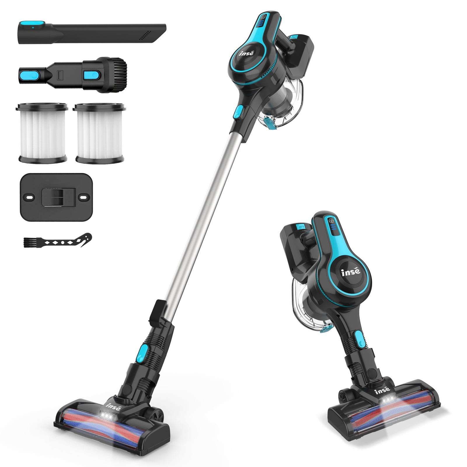 Cordless Vacuum Cleaner, 6 in 1 Powerful Suction Lightweight Stick Vacuum with 2200mAh Rechargeable Battery, up to 45min Runtime, for Home Furniture Hard Floor Carpet Car Hair