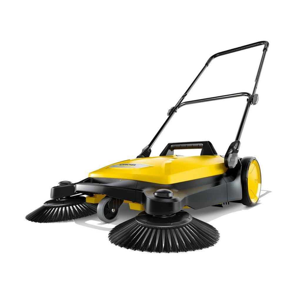 Karcher 1.766-361.0 S 4 Twin Walk-Behind Outdoor Hand Push Sweeper   5.25 Gal. Capacity