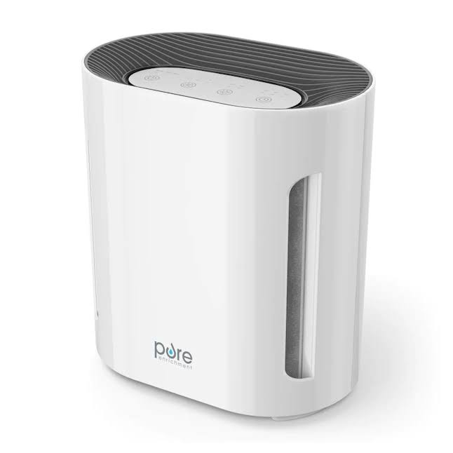 Pure Enrichment  PureZone 3-in-1 True HEPA Air Purifier 3-Speed (Covers: 200-sq ft) White HEPA Air Purifier