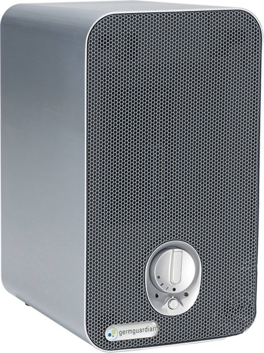 AC4100 3-in-1 Desktop Air Purifier, HEPA Filter, UVC Sanitizer, Home Air Cleaner Traps Allergens for Smoke, Odors, Mold, Dust, Germs, Smokers, Pet Dander, Germ Guardian Room Air Purifier
