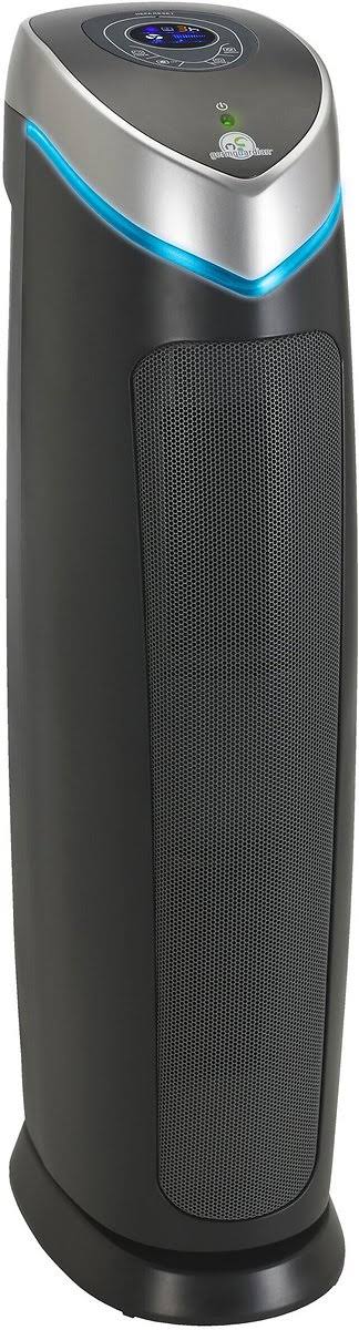AC5250PT 28” 3-in-1 True HEPA Filter Air Purifier for Home and Pets, Large Rooms, UV-C Sanitizer, Filters Allergies, Smoke, Dust, Dander,   Odors, 5-Yr Wty, , Grey