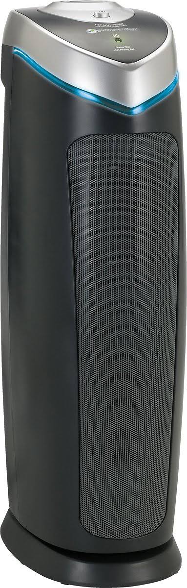 AC4825 22” 3-in-1 True HEPA Filter Air Purifier for Home, Full Room, UV-C Light Kills Germs, Filters Allergies, Smoke, Dust, Pet Dander, Odors, 3-Yr Wty, , Black