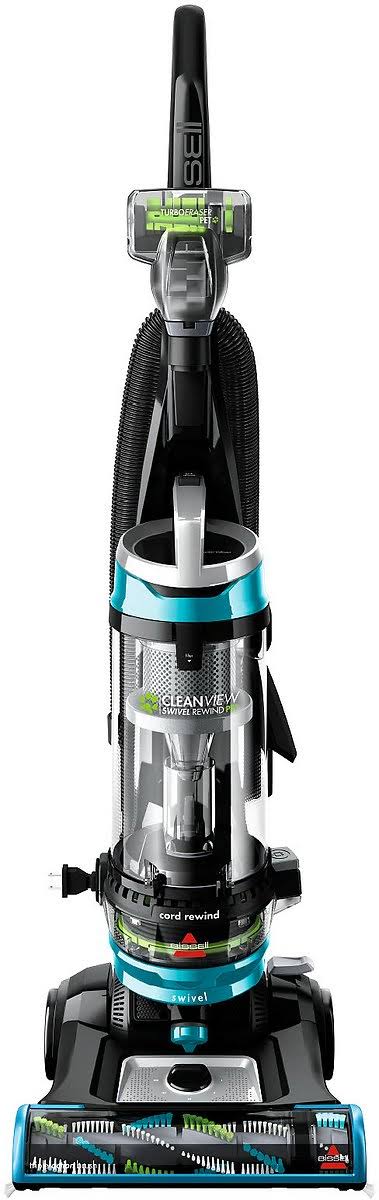 CleanView Swivel Rewind Pet Upright Vacuum, Blue, Large