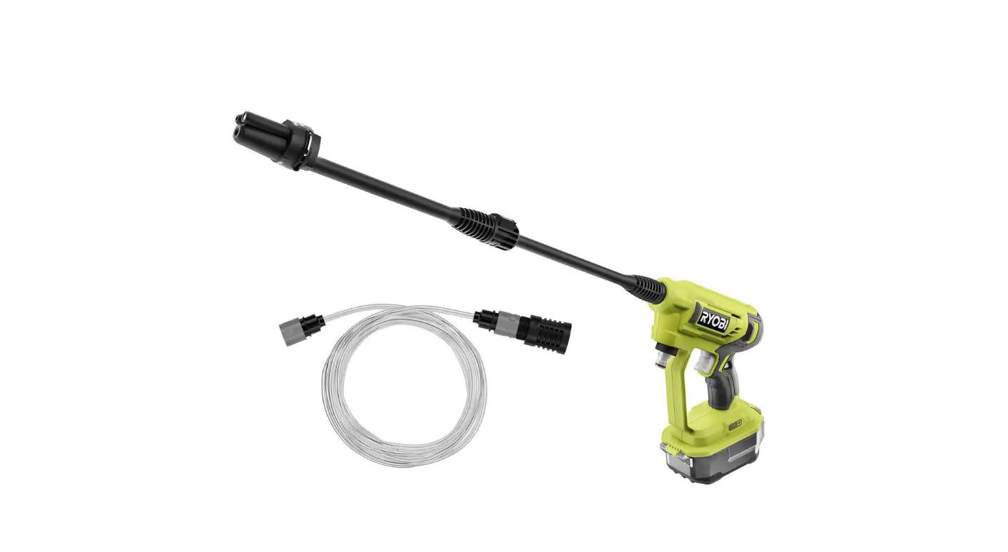 RY120350 ONE+ 18V EZClean 320 PSI 0.8 GPM Cordless Cold Water Power Cleaner (Tool Only)