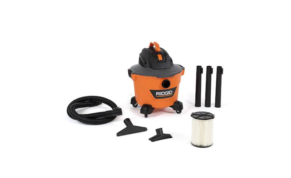 HD09001 9 Gal. 4.25-Peak HP NXT Wet/Dry Shop Vacuum with Filter, Hose and Accessories