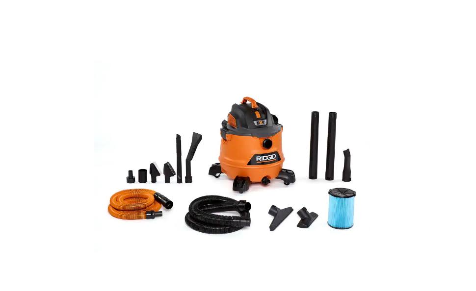 HD1401 14 Gal. 6.0-Peak HP NXT Wet/Dry Shop Vacuum with Fine Dust Filter, Hose, Accessories and Premium Car Cleaning Kit