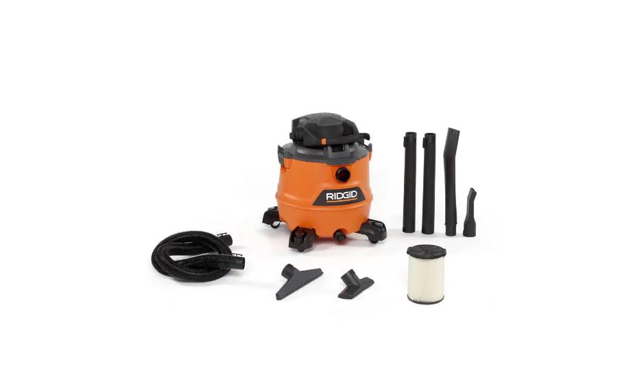 HD1600 16 Gal. 6.5-Peak HP NXT Wet/Dry Shop Vacuum with Detachable Blower, Filter, Hose and Accessories