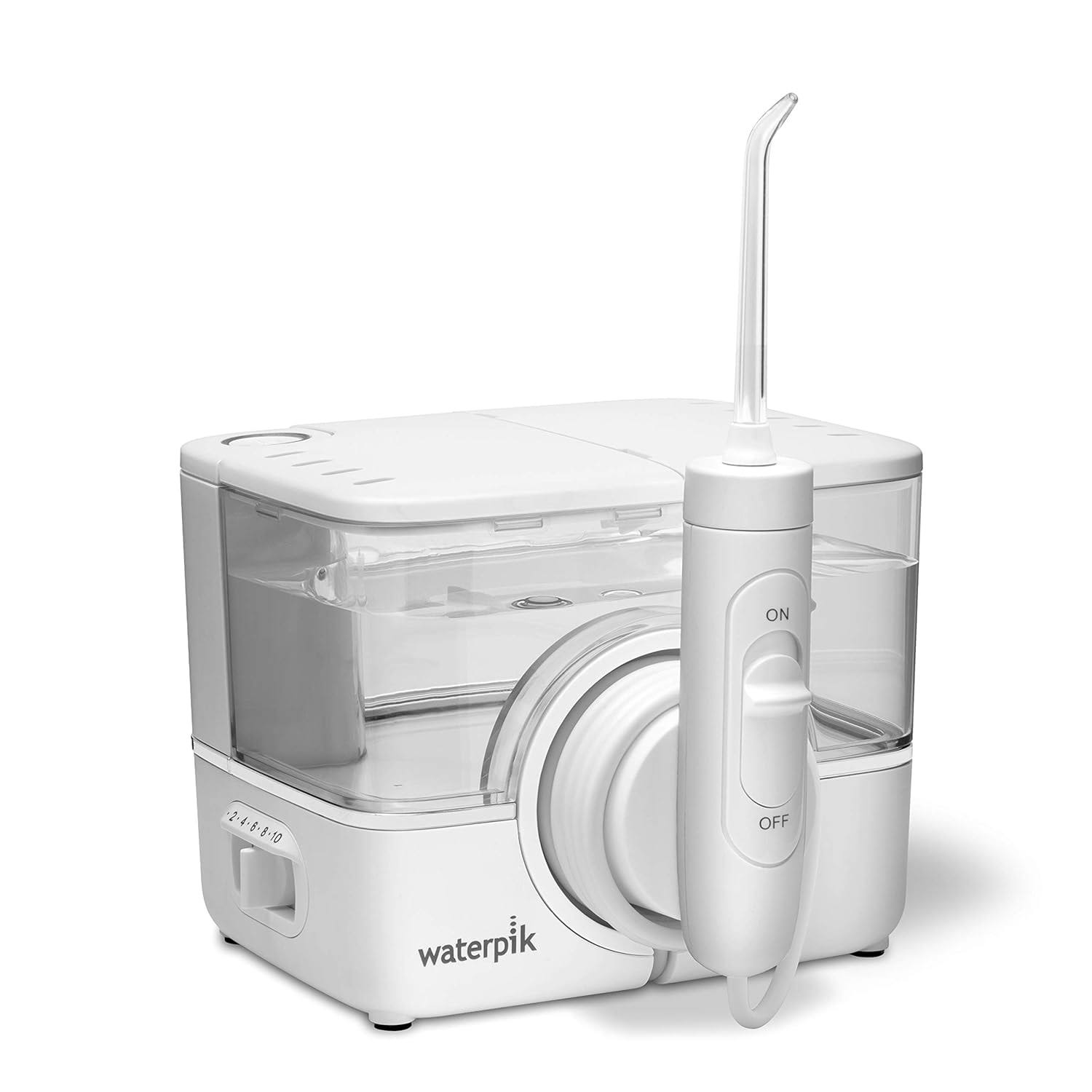 ION Professional Cordless Water Flosser Teeth Cleaner Rechargeable and Portable, White, 1 Count