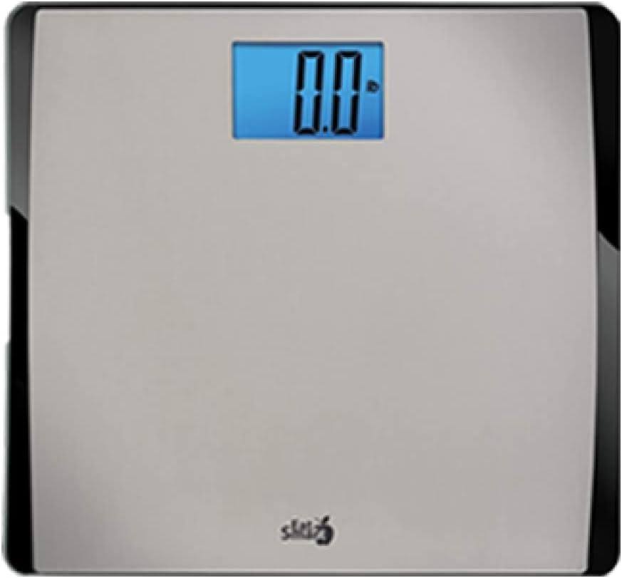 Eat Smart Precision 550 Pound Extra-High Capacity Digital Bathroom Scale for Body Weight with Extra-Wide Platform, Stainless Steel