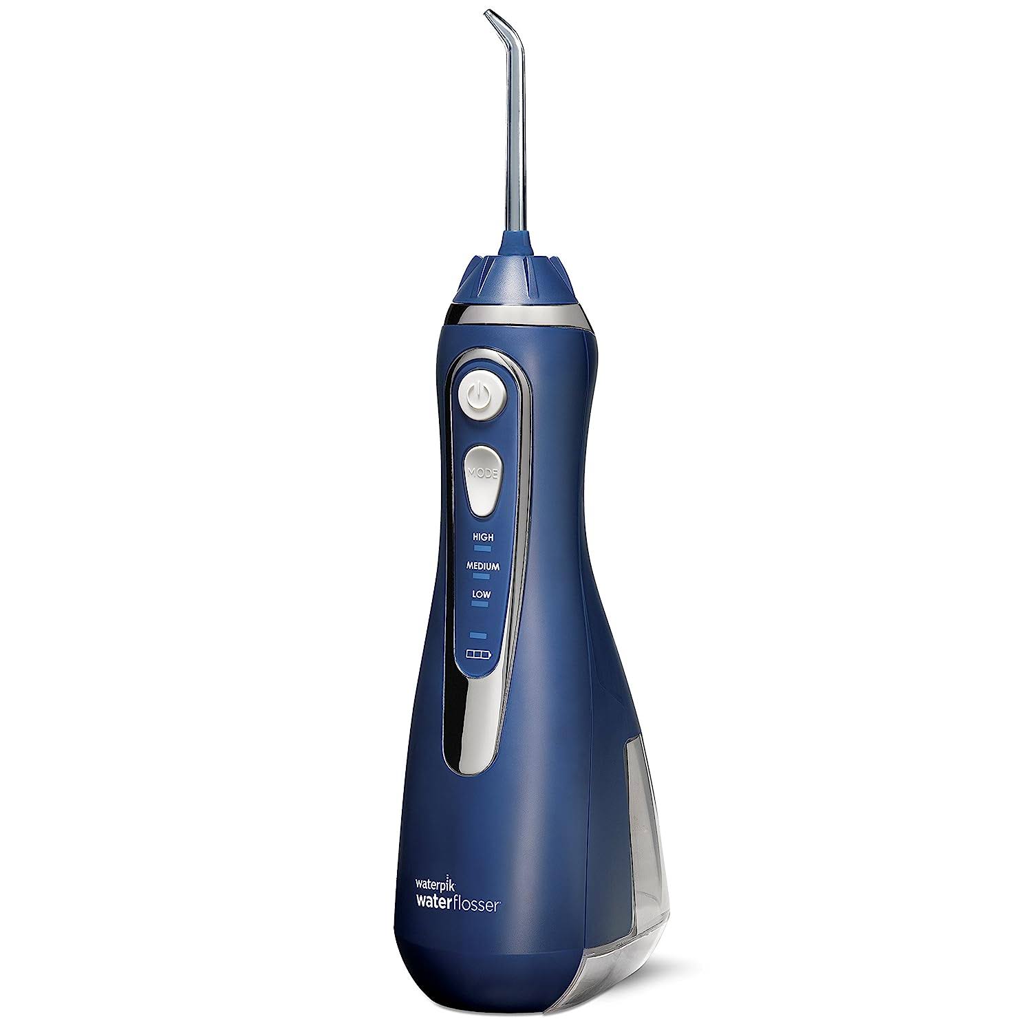 Cordless Advanced Water Flosser For Teeth, Gums, Braces, Dental Care With Travel Bag and 4 Tips, ADA Accepted, Rechargeable, Portable, and Waterproof, Blue WP-583