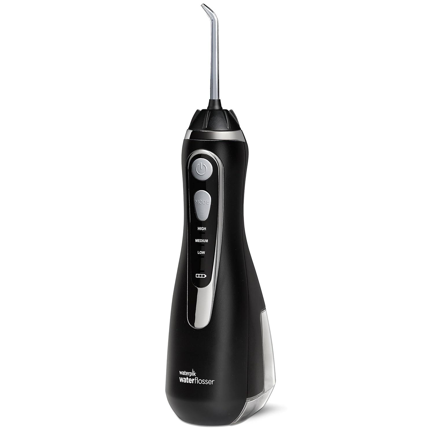 Cordless Advanced Water Flosser For Teeth, Gums, Braces, Dental Care With Travel Bag and 4 Tips, ADA Accepted, Rechargeable, Portable, and Waterproof, Black WP-582