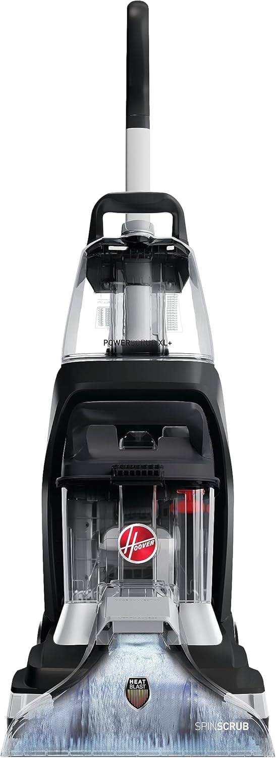PowerScrub XL Pet Carpet Cleaner Machine, Upright Shampooer, FH68002, Black, Large