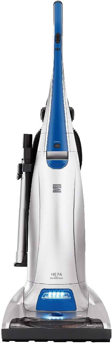 Floorcare Upright Bagged Vacuum, Blue/Silver