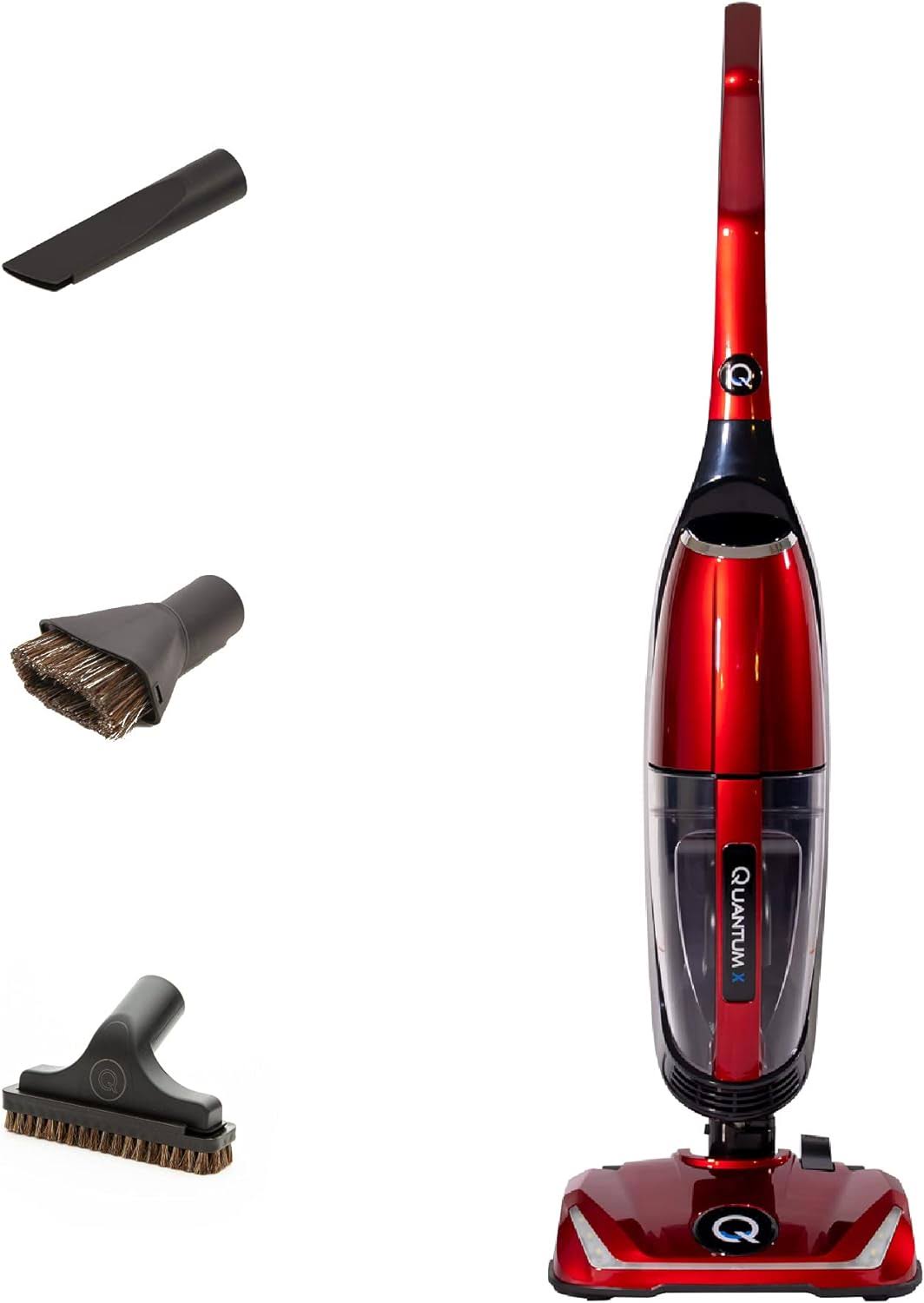 Quantum X Upright Water Filter Vacuum — The Best Bagless Household Vac Cleaner with Water   MicroSilver Filtration to Clean Wet   Dry Messes   Pet, Dog Hair   Toddler Spills on Carpet   Hardwood Floor