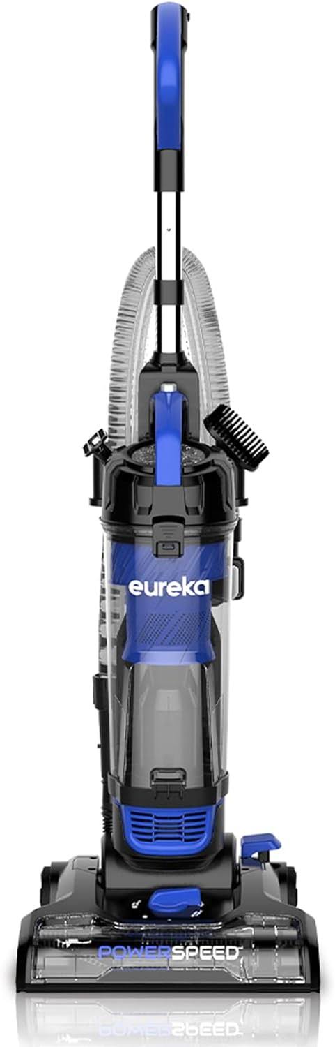 Lightweight Powerful Upright Vacuum Cleaner for Carpet and Hard Floor, PowerSpeed, New Model,Blue,black/New Model