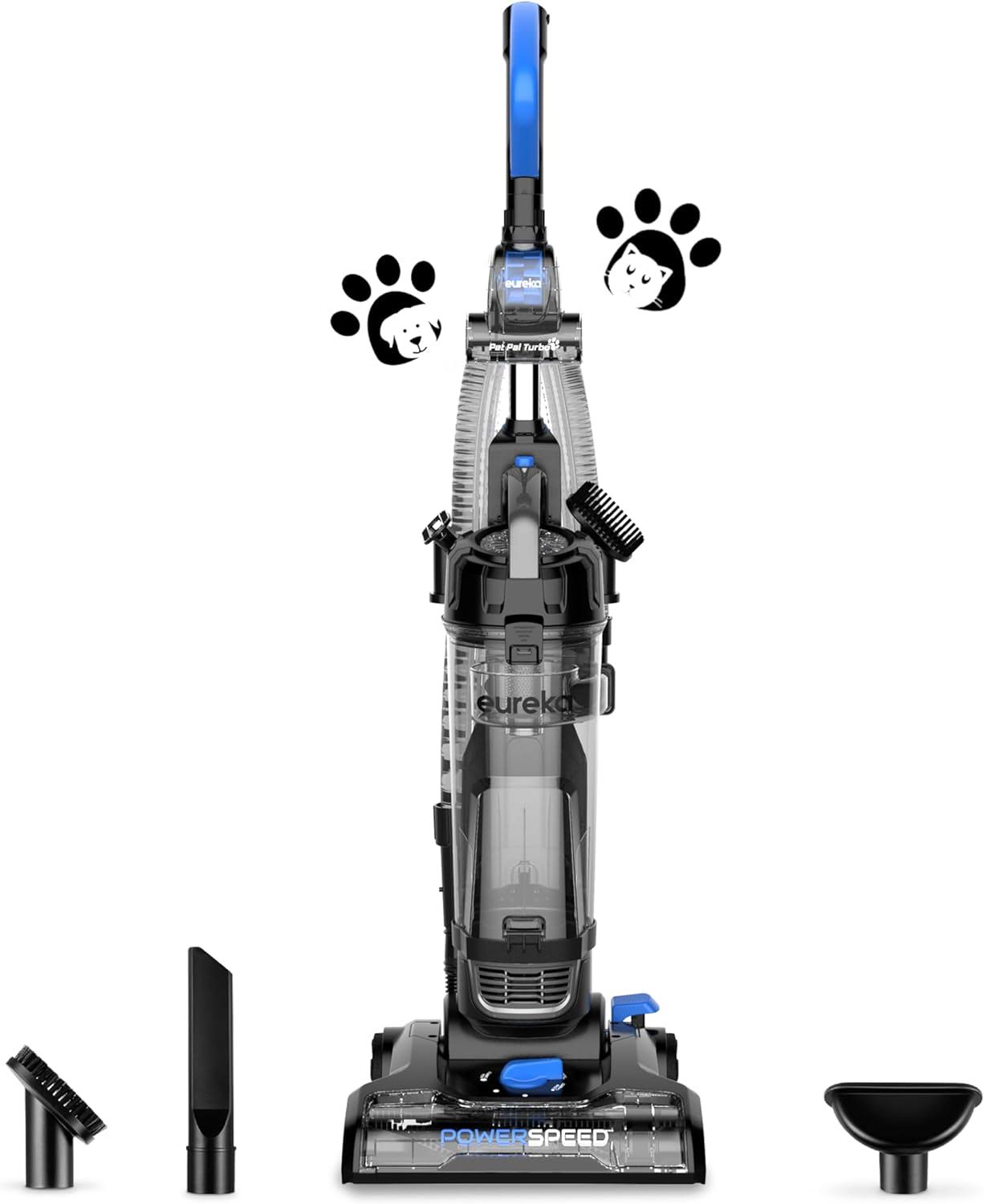PowerSpeed Bagless Upright Vacuum Cleaner, Pet Turbo, Black