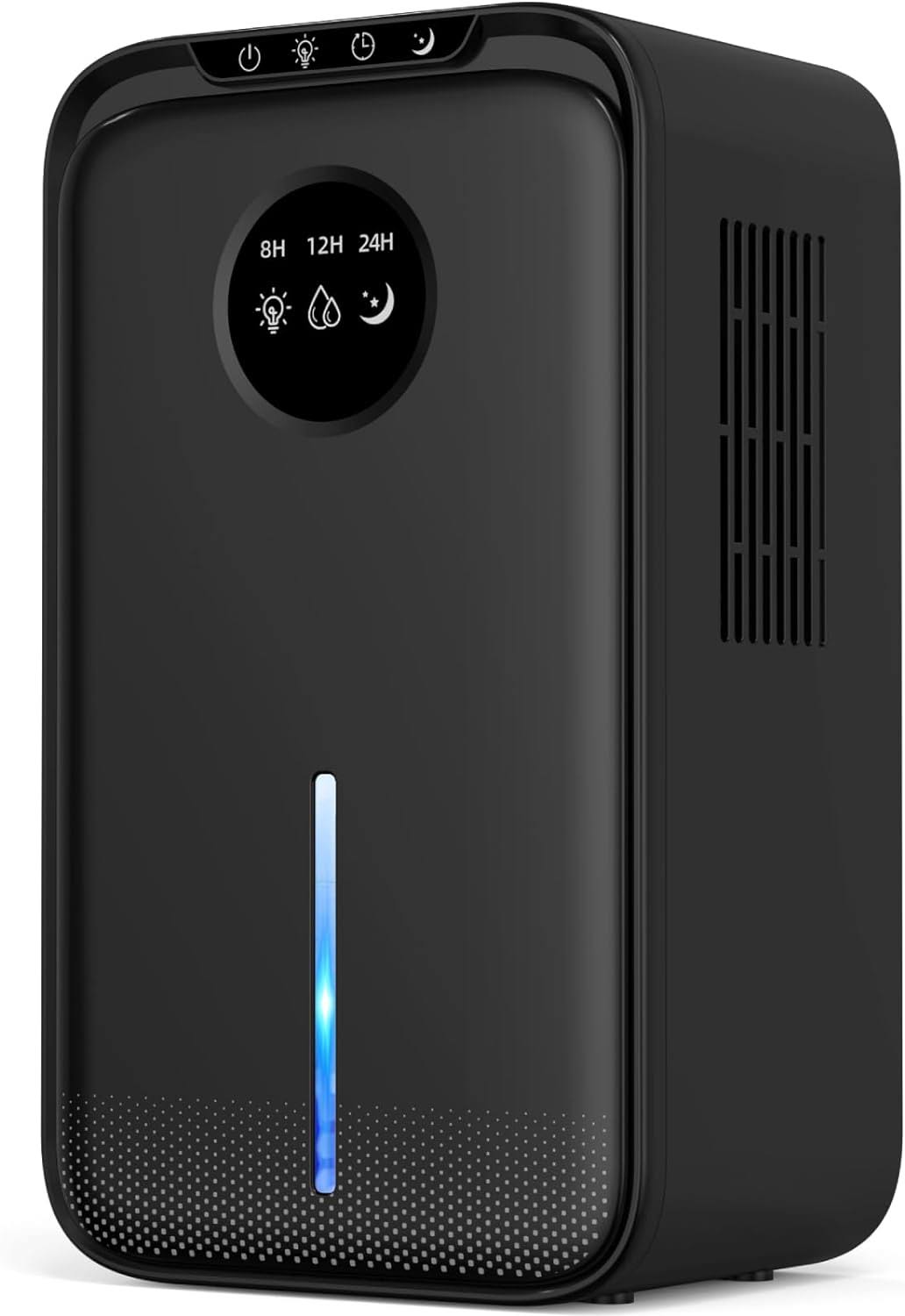 Dehumidifier, 85 OZ Dehumidifiers for Room for Home, (800 sq. ft.) Quiet Dehumidifiers for Bathroom, Bedroom, Closet, RV, 7 Colors LED Auto Shut Off Dehumidifier with Drain Hose