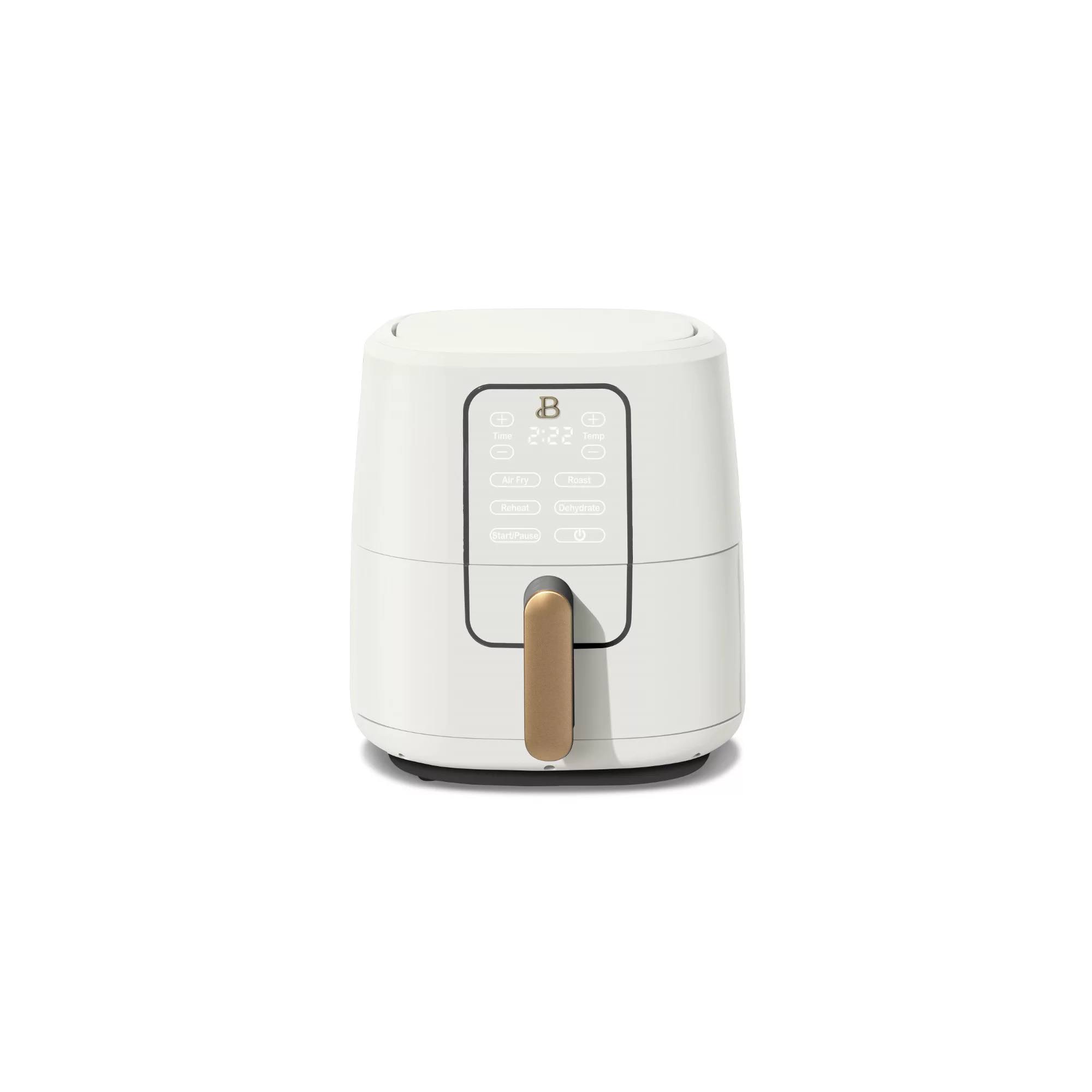 Beautiful 6 Quart Touchscreen Air Fryer, White Icing