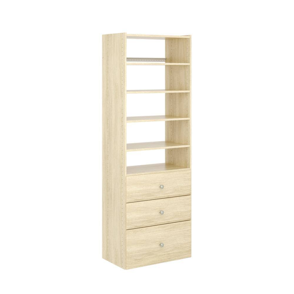 HG30 Premier 25.125 in. W Harvest Grain Wood Closet System