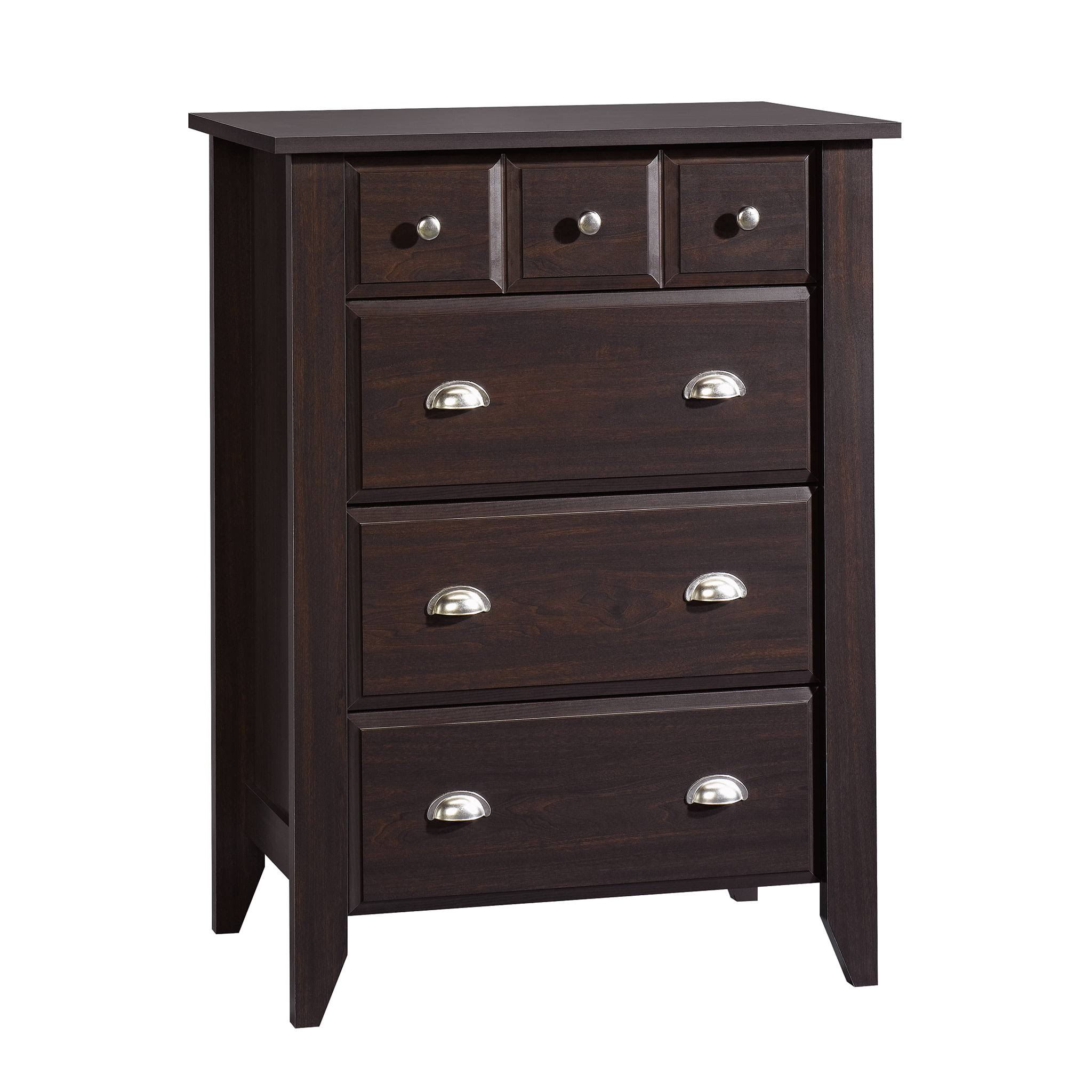 Shoal Creek 4-Drawer Chest, Jamocha Wood Finish