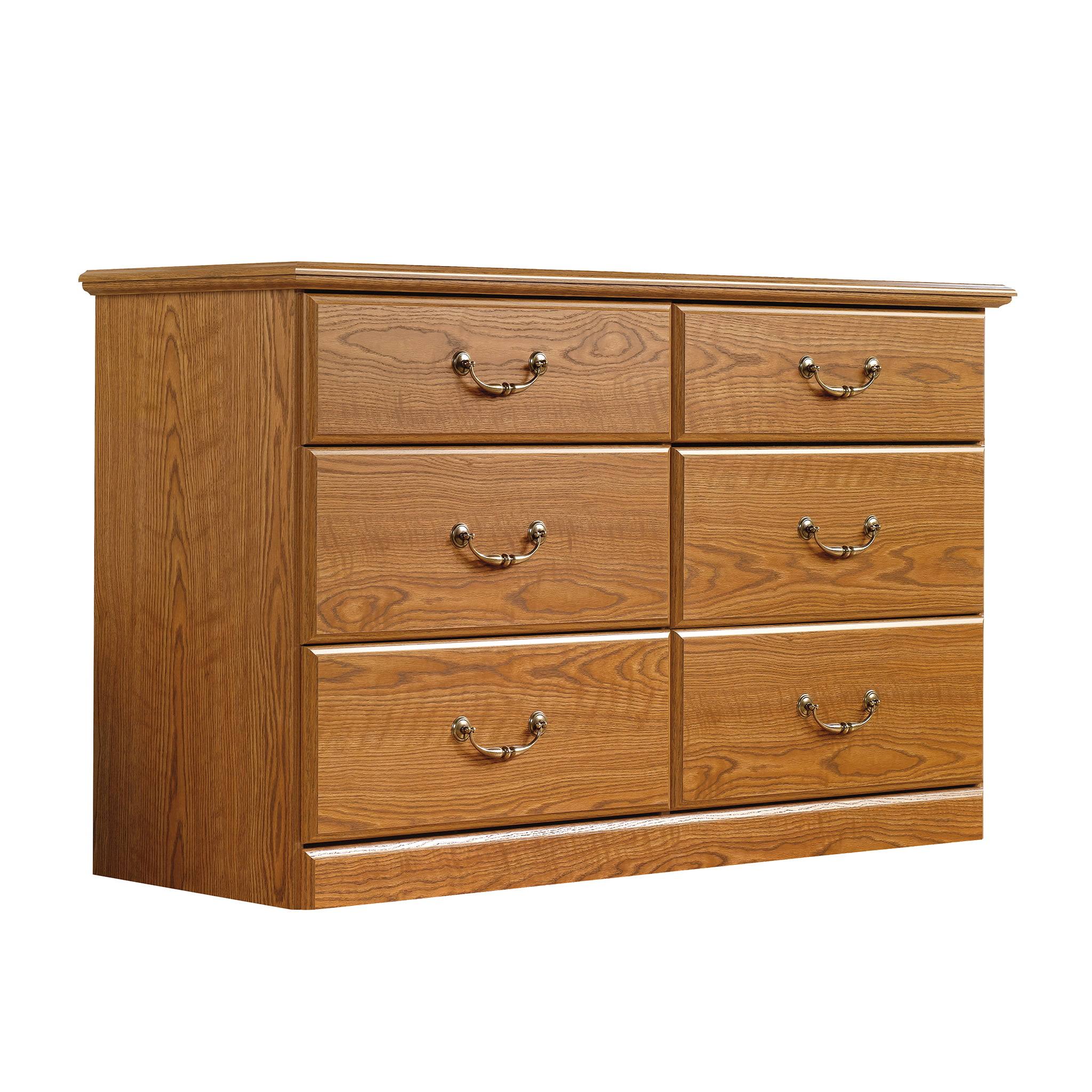 Orchard Hills 6 Drawer Dresser, Carolina Oak finish