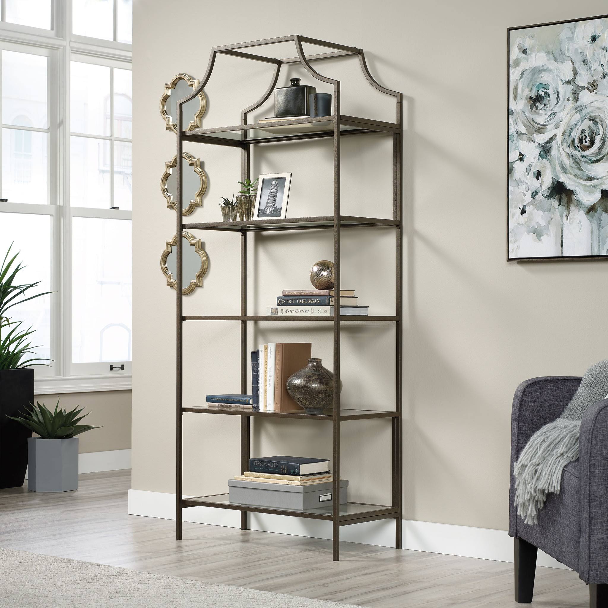 426168 International Lux Bookcase, Bronze Finish