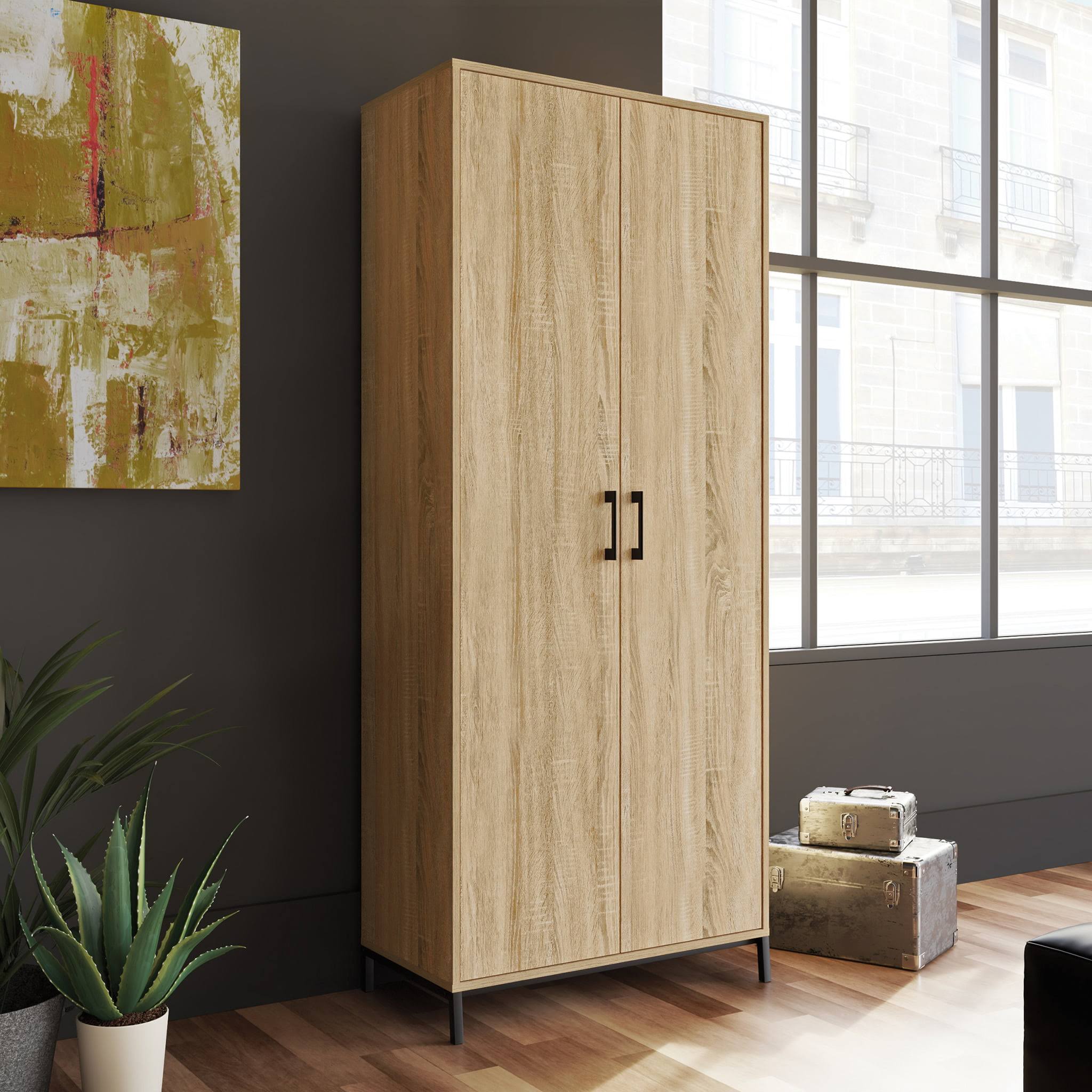 Curiod Storage Cabinet, Charter Oak Finish