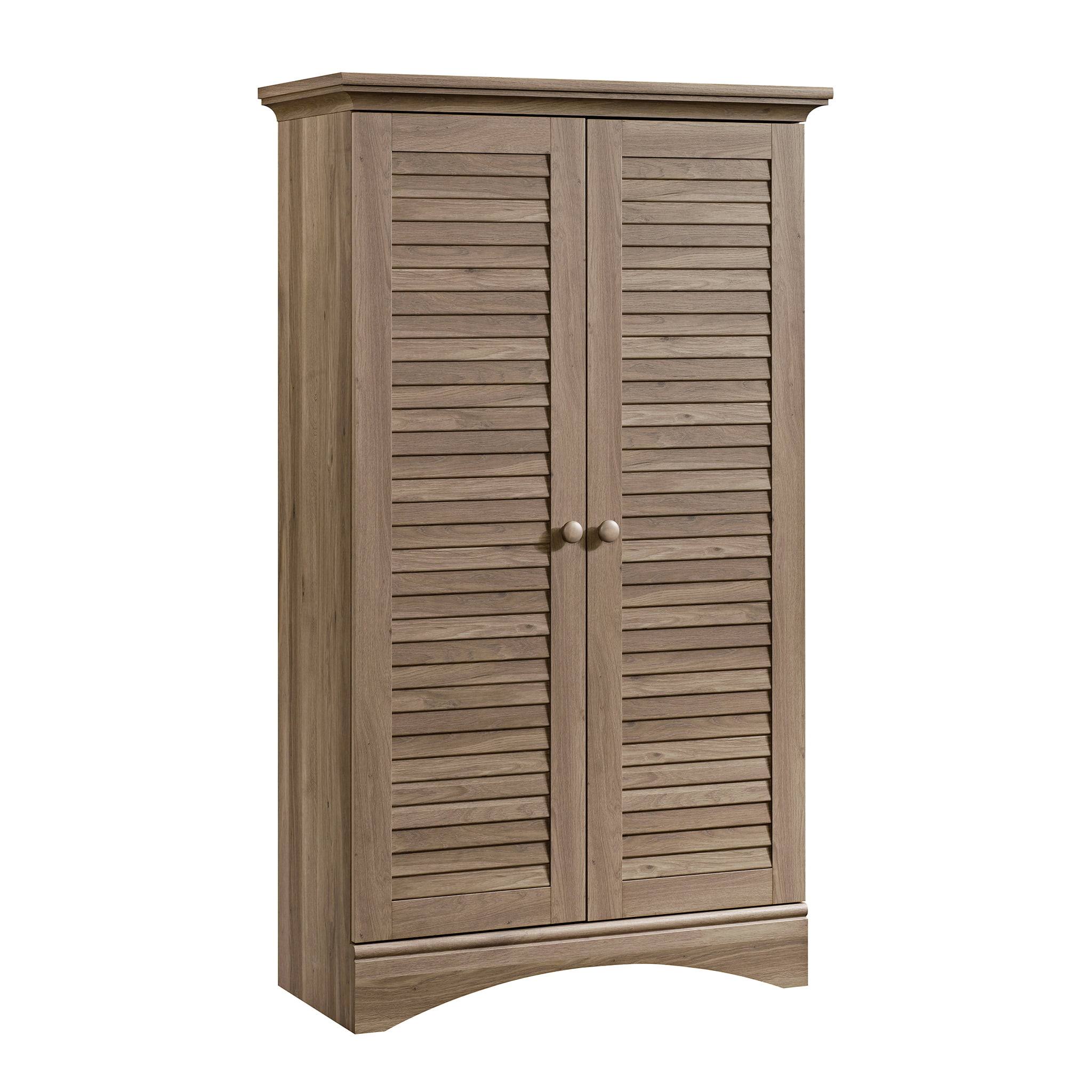 Harbor View Storage Cabinet, Salt Oak finish