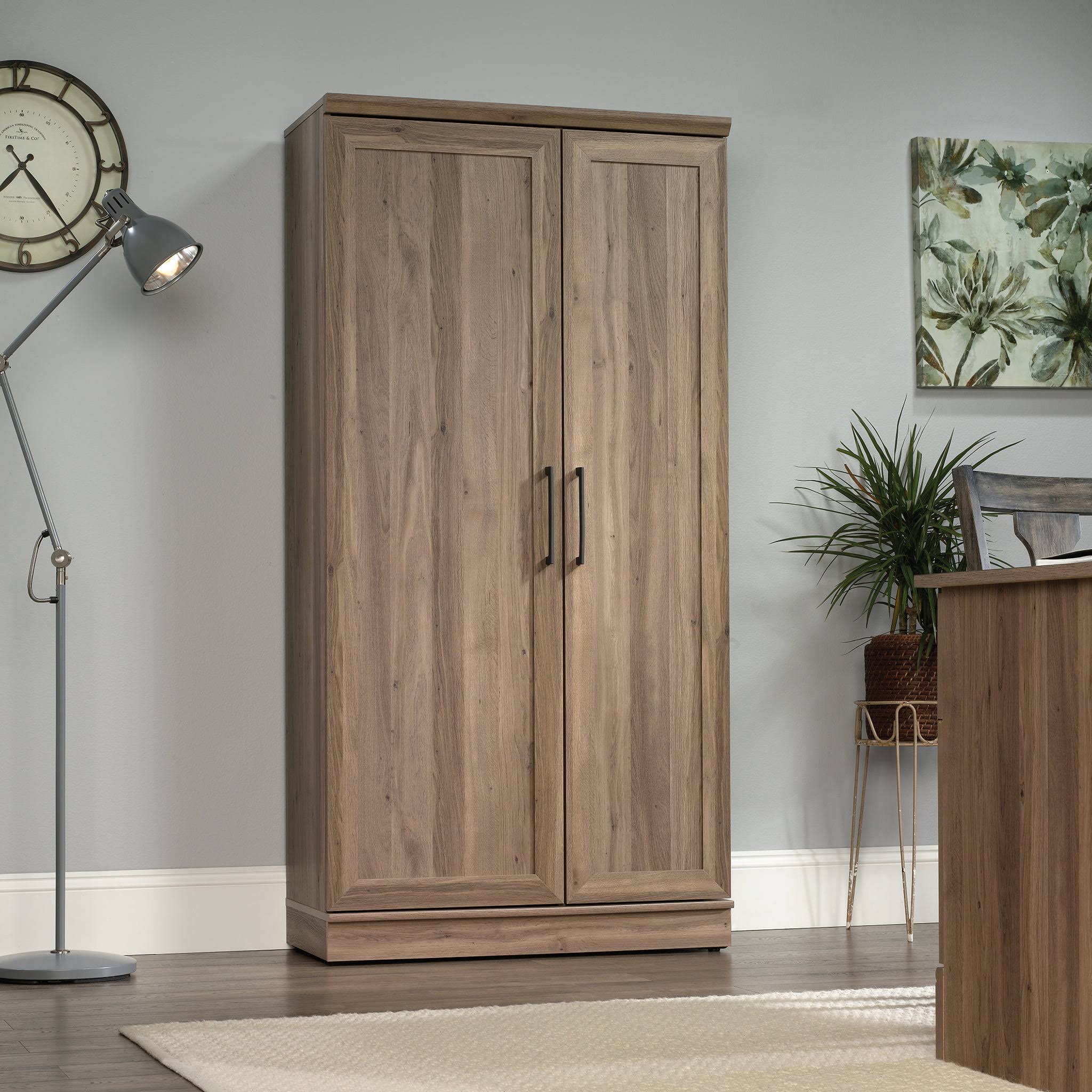 422428 Homeplus Storage Cabinet, Salt Oak Finish