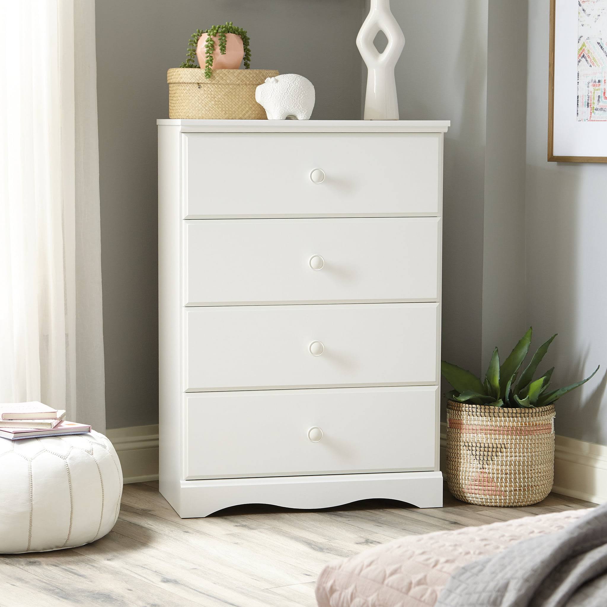 Storybook 4-Drawer Dresser, Soft White Finish