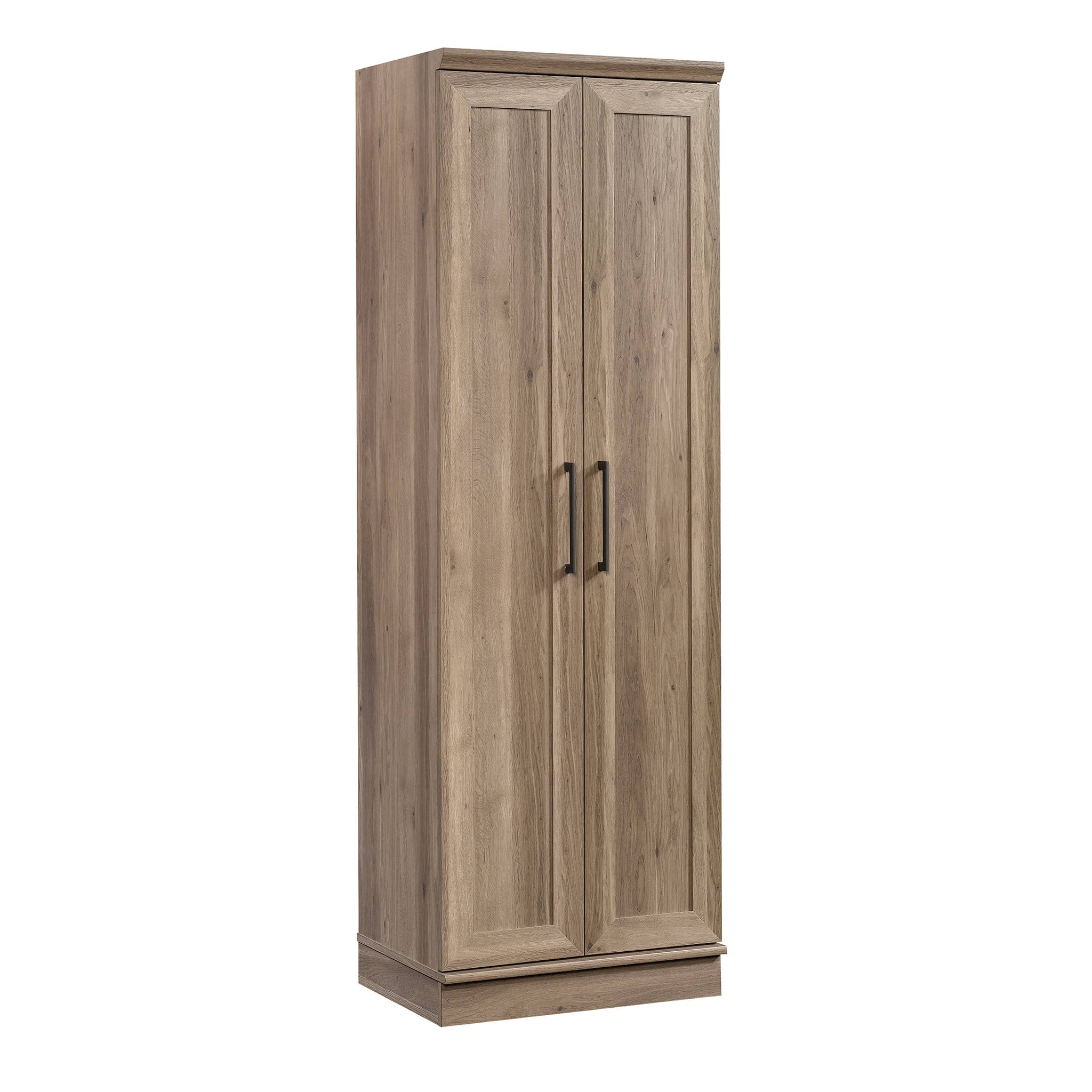 HomePlus 2-Door Storage Cabinet, Salt Oak Finish