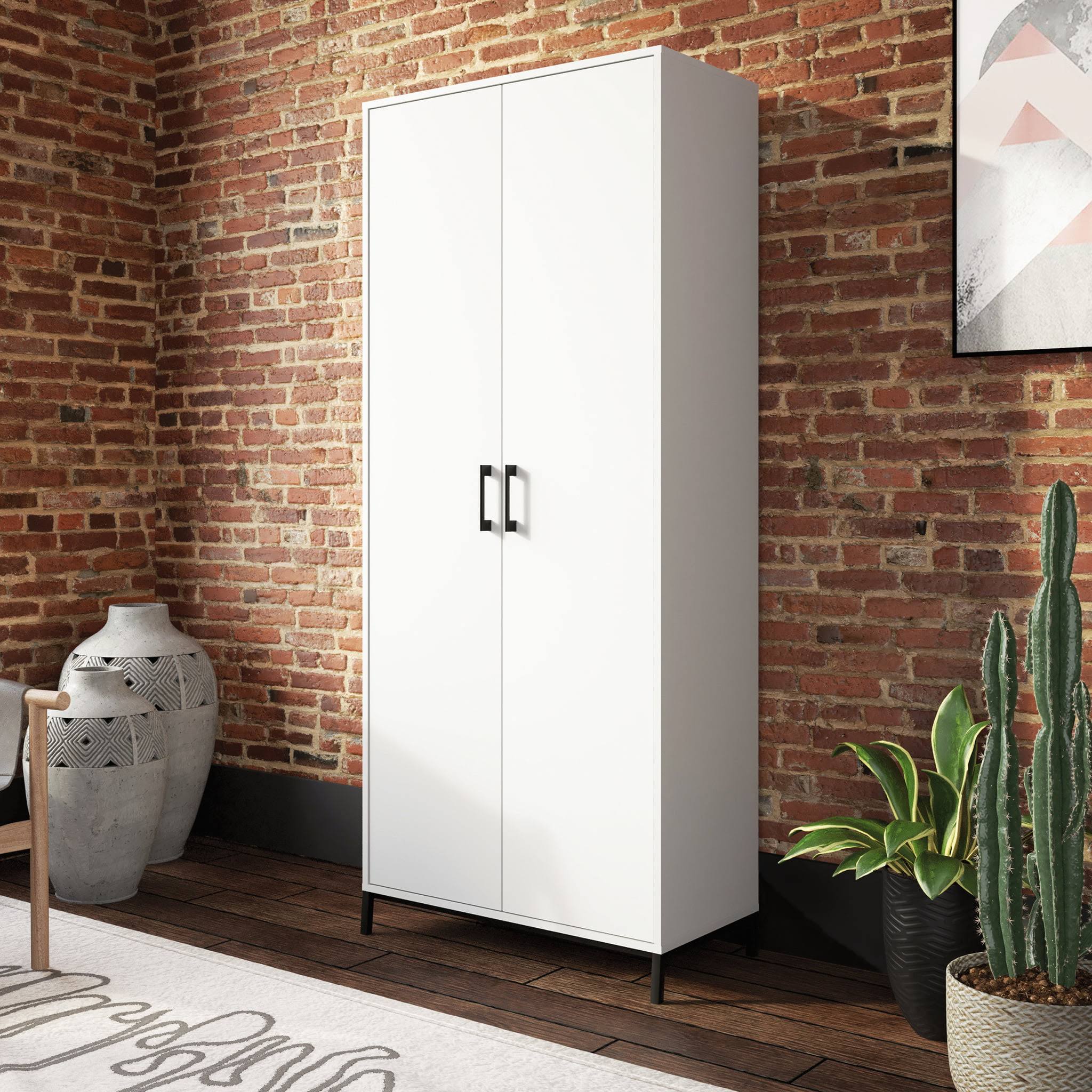 Curiod Storage Cabinet, White Finish