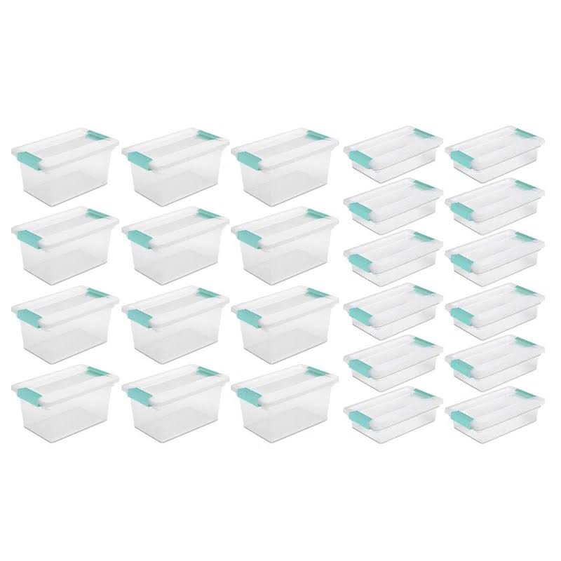 Medium Storage Totes, 12 Pack,   Small Storage Totes, 12 Pack