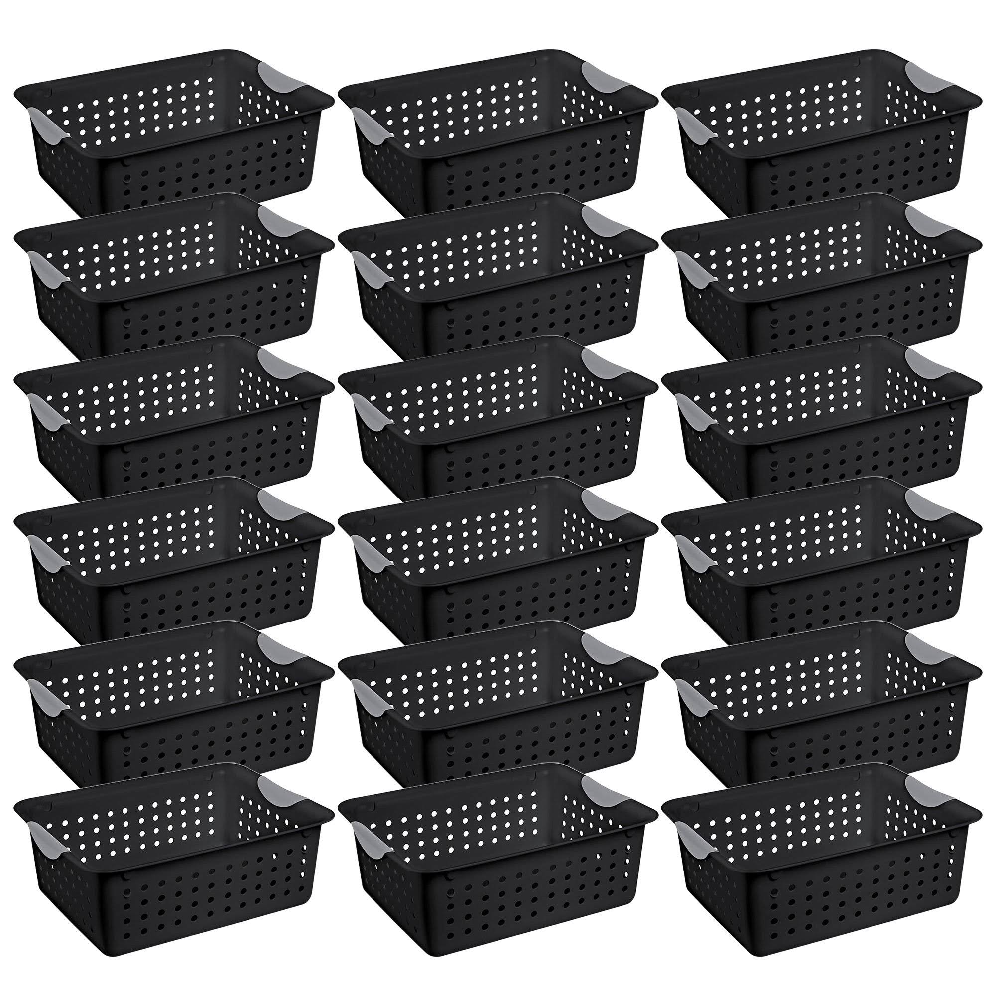 Medium Ultra Storage Basket with Contoured Handles (18 Pack)