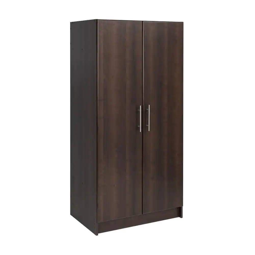 Wood Freestanding Garage Cabinet in Espresso (32 in. W x 65 in. H x 20 in. D)