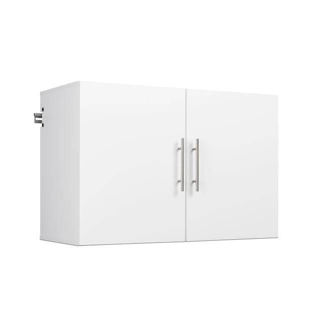 Collection Wood 2-Shelf Wall Mounted Garage Cabinet in White (36 in W x 24 in H x 16 in D)