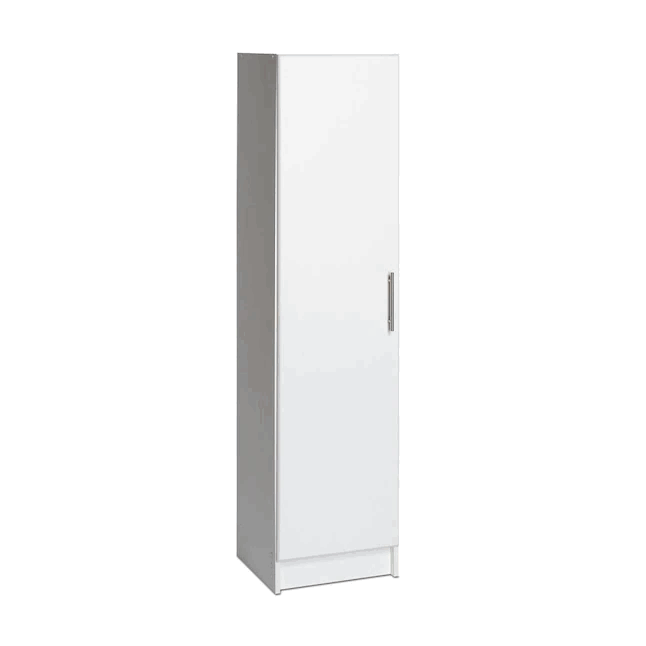16 in Narrow Cabinet in White