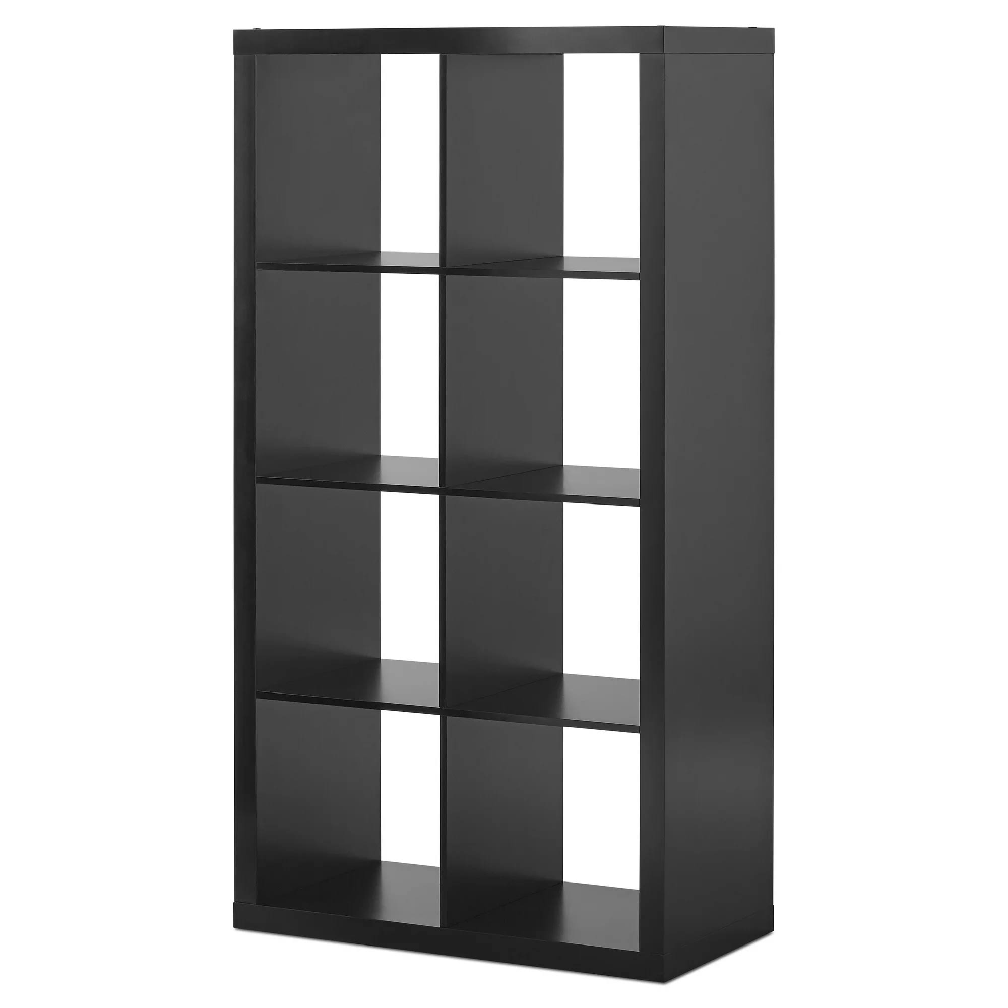Gardens 8-Cube Storage Organizer, Solid Black