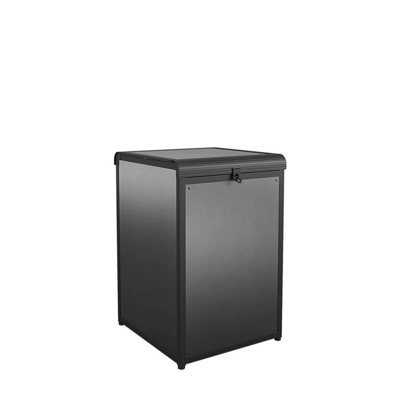 COSCO 88910GRY1E BoxGuard Heavy Duty Multi-Purpose Outdoor Storage   Delivery Box, 55 Gallons, Aluminum, Gray
