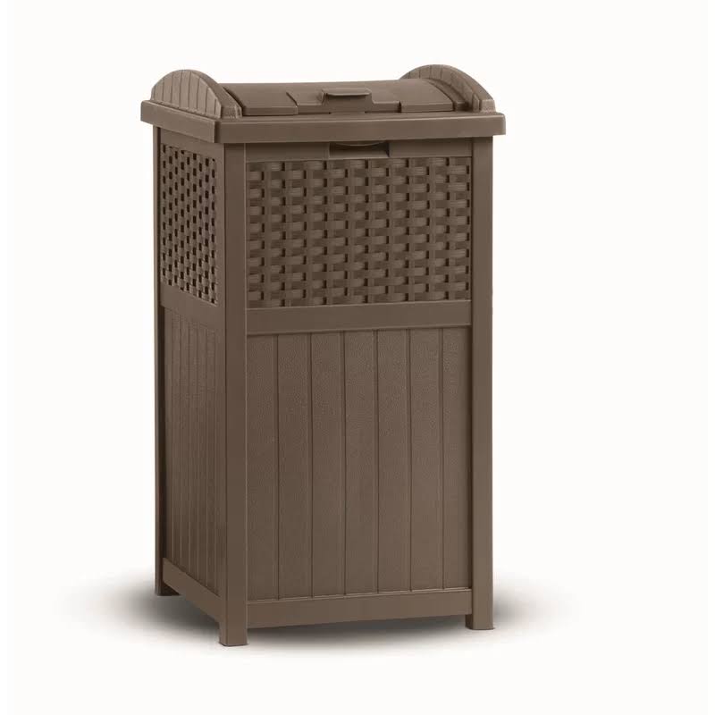 GHW1732 Resin Wicker Trash Hideaway
